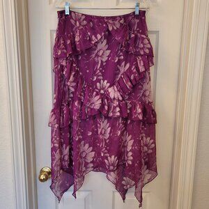 Small Urban Outfitters purple handkerchief fairy skirt